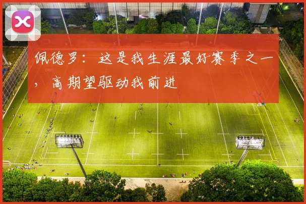 佩德罗：这是我生涯最好赛季之一，高期望驱动我前进